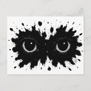Watcher in the Ink: Eye‑Blot Sigil Postcard