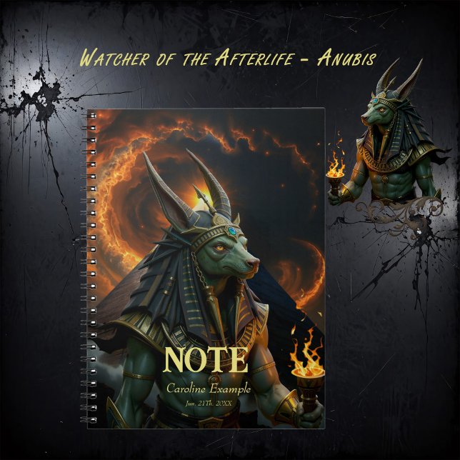Watcher of the Afterlife – Anubis.   Notebook (Creator Uploaded)