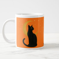 Watcher of the Night – Halloween Black Cat