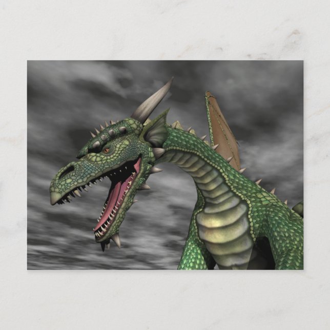 Watchful Dragon Postcard (Front)