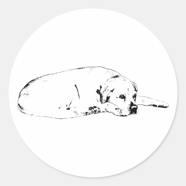 Watchful Soul Classic Round Sticker (Front)