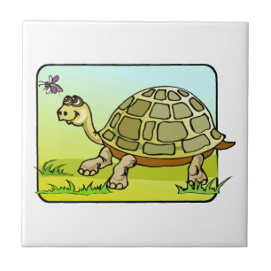 Watchful Turtle Tile