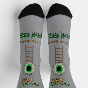 Watching Eye Crew Socks