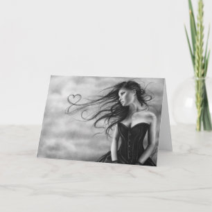 Watching it fly Greeting Card