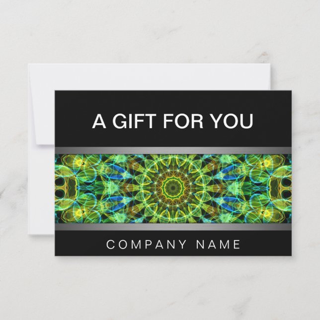 Watching Over You mandala gift certificate (Front)