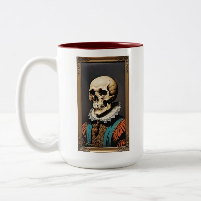 Watching Paint Dry Two-Tone Coffee Mug (Left)