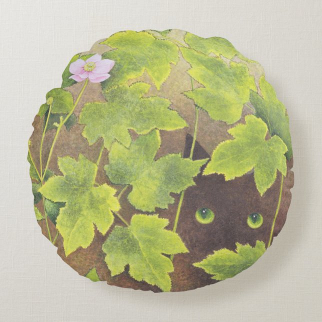 Watching Round Pillow (Front)