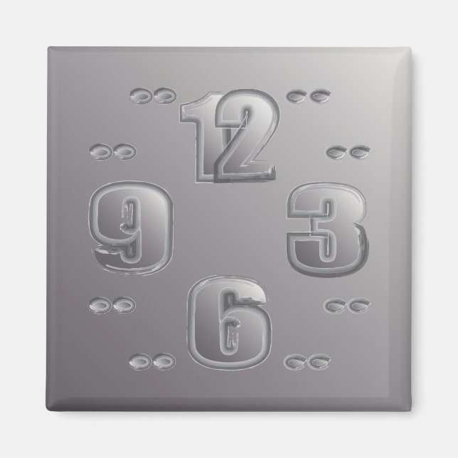 watching the clock magnet (Front)