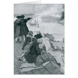 Watching the Fight at Bunker Hill illustration