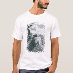 Watching the Fight at Bunker Hill illustration T-Shirt