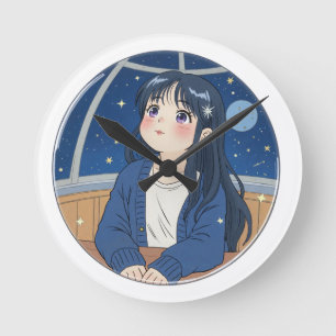 Watching the stars at the planetarium round clock