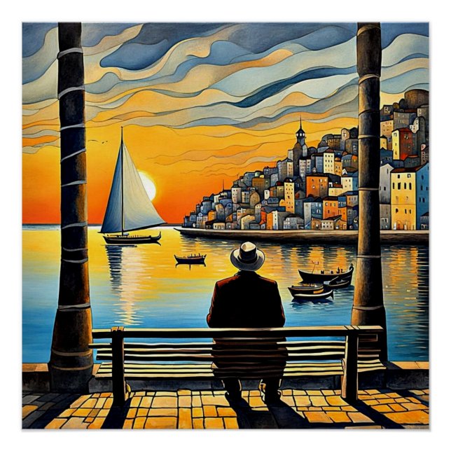 Watching the sunset 1 poster (Front)