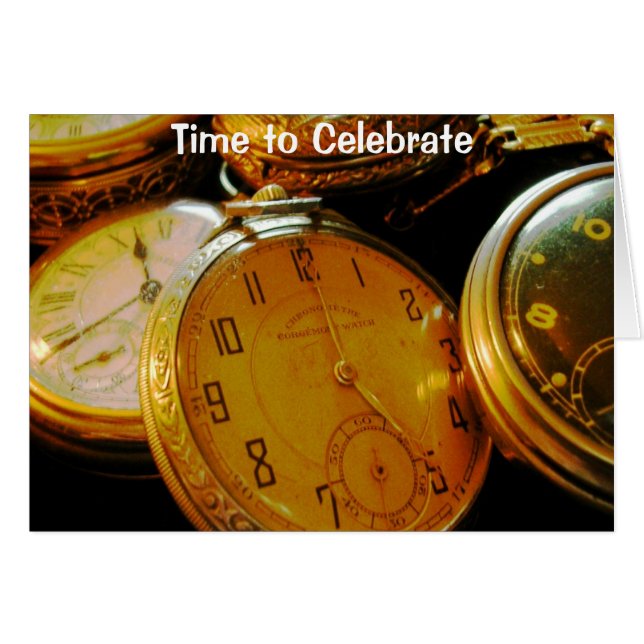 Watching Time Card (Front Horizontal)