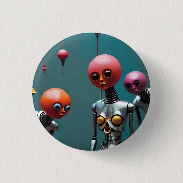 Watching You in Your Sleep 1 Inch Round Button (Front)