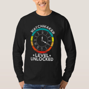 Watchmaker Vintage Watch Dial Watchmaking Clockmak T-Shirt