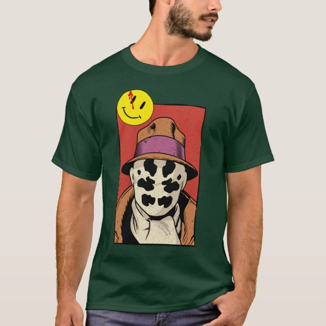 watchmen Rorschach vintage T-Shirt (Front)