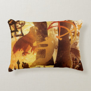 Watchstone and Symbols Accent Pillow