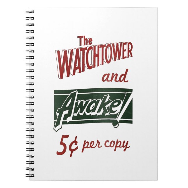 Watchtower & Awake Notebook (Front)