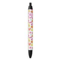 Watecolor Fruit Monogram