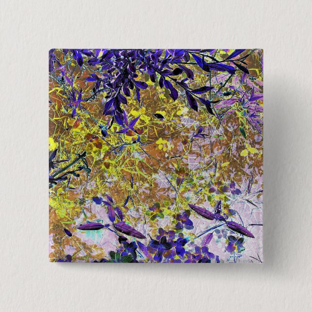 WATER 2 INCH SQUARE BUTTON (Front)