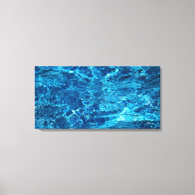 Water 32×16 Canvas Print (Front)