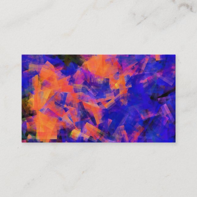 WATER ABSTRACT 1 BUSINESS CARD (Front)