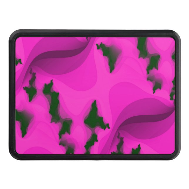 WATER ABSTRACT TRAILER HITCH COVER (Front)