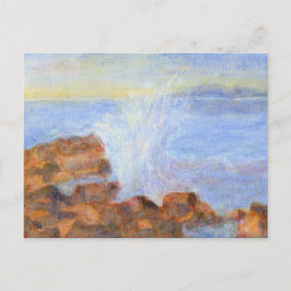 Water against the Rocks, Postcard