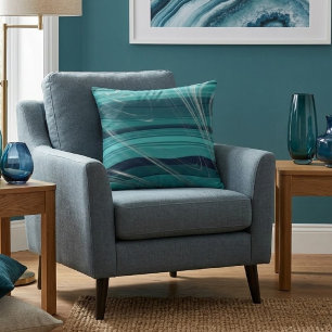 Water & Air  Throw Pillow