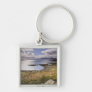 Water and coast view in Bute, Argyll, Scotland Keychain