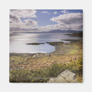 Water and coast view in Bute, Argyll, Scotland Magnet
