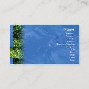 Water and Grass - Business Business Card