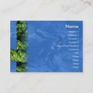 Water and Grass - Chubby Business Card