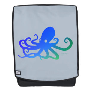 Water Baby - Blue Octopus Backpack
