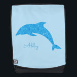 Water Baby - Water Dolphin Backpack<br><div class="desc">A dolphin made of water, on a backpack you can personalize.</div>