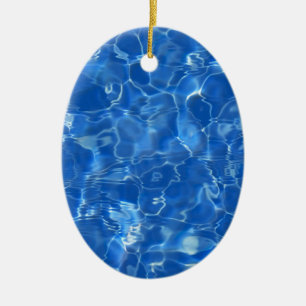 water background ceramic ornament