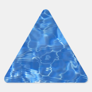 water background triangle sticker