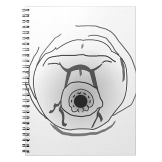 Water Bear Tardigrade Face Notebook