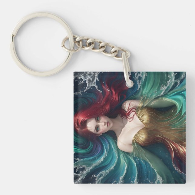 water bed keychain (Front)