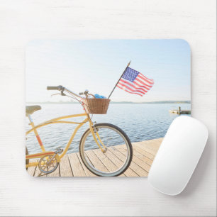Water Bicycle By the Lake Mouse Pad