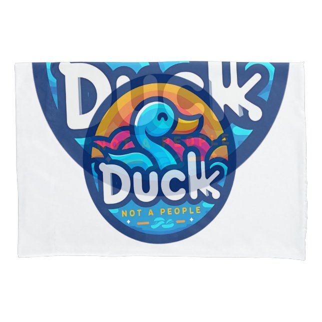 Water Bird Duck Pillowcase (Front-Left)