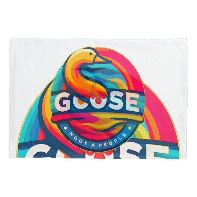Water Bird Goose Pillowcase (Back)