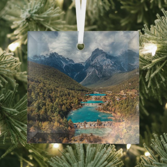 Water | Blue Moon Lake, China Glass Ornament (Insitu)