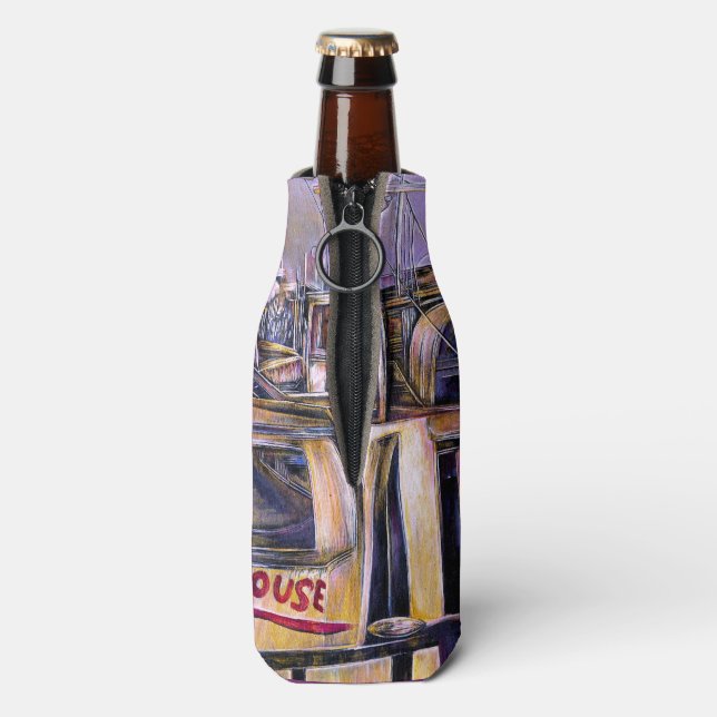 Water.born Mystery Meat, Israel Bottle Cooler (Bottle Back)