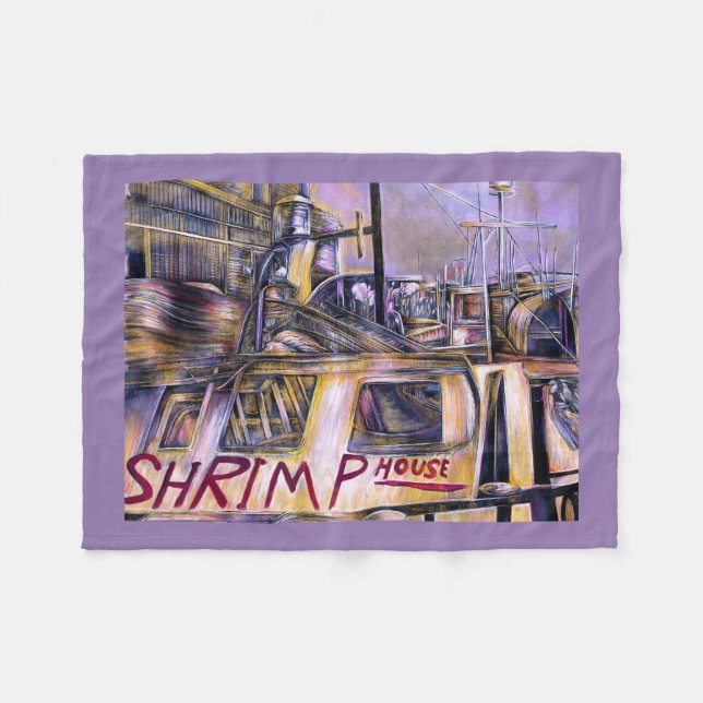 Water.born Mystery Meat, Israel Fleece Blanket (Front (Horizontal))