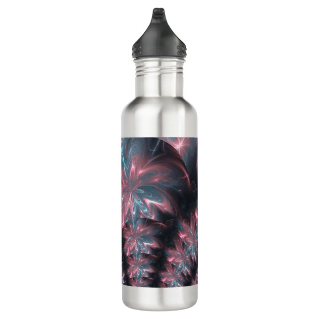 Water Bottle Abstract Flowers Arrangement (Right)