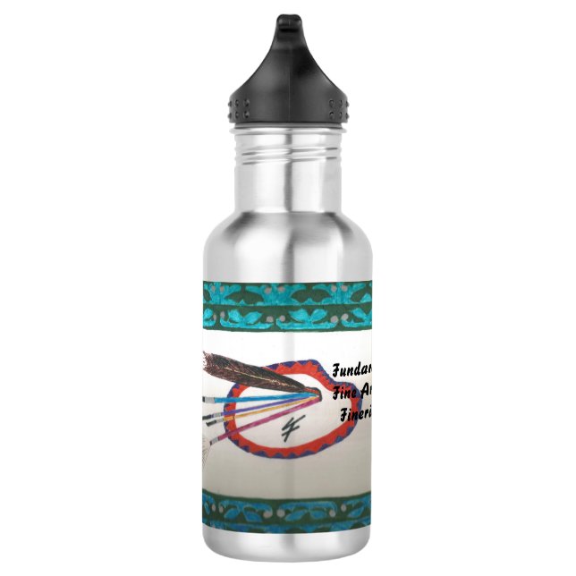 Water Bottle, Bear Clan Artist Pallette 532 Ml Water Bottle (Right)