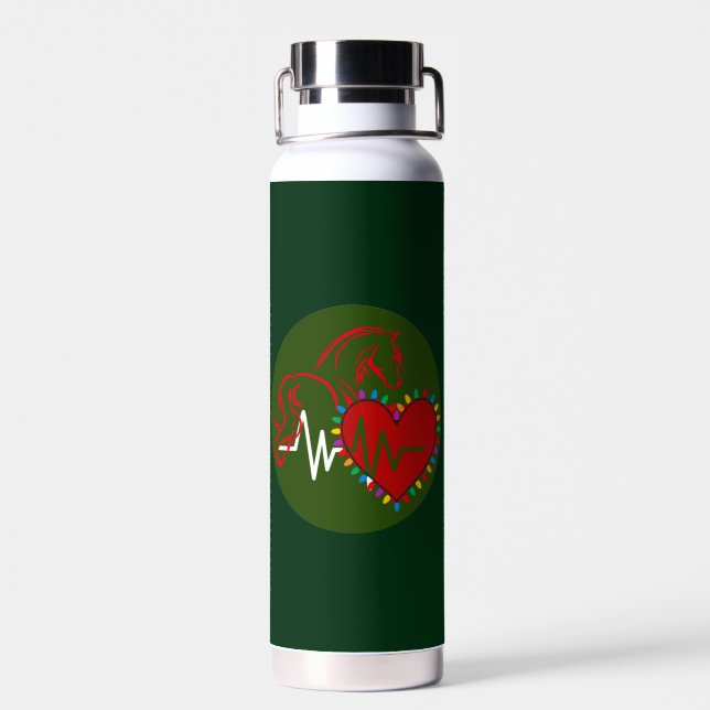 Water Bottle Christmas Logo (Back)