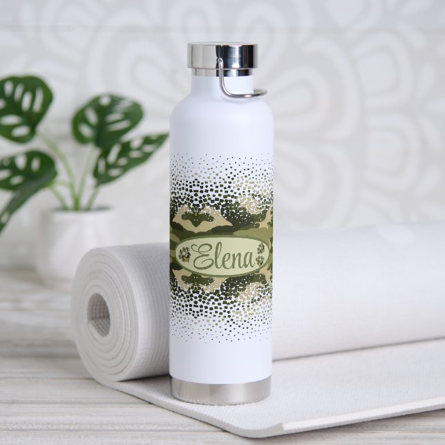 Water Bottle Custom Military Granules (Yoga)
