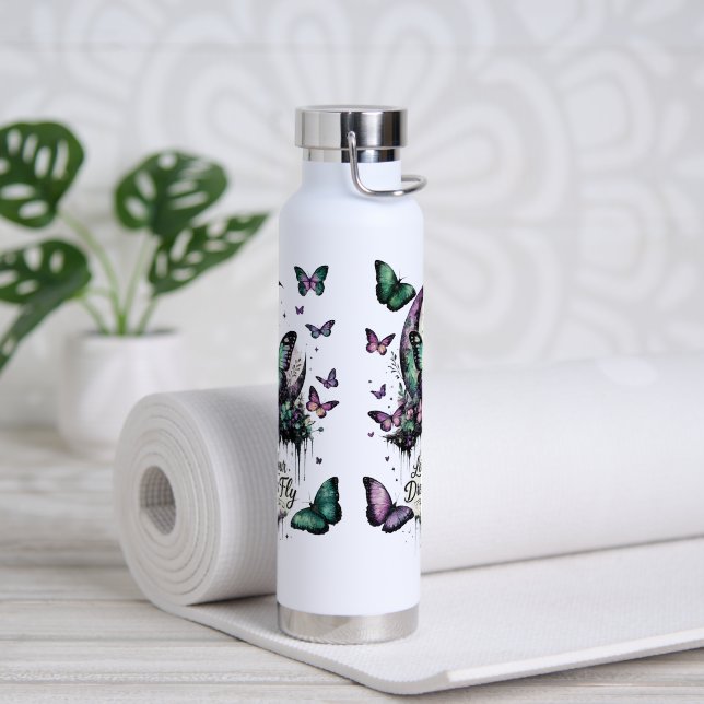 Water Bottle | Fairycore Floral Insulated Bottle (Yoga)